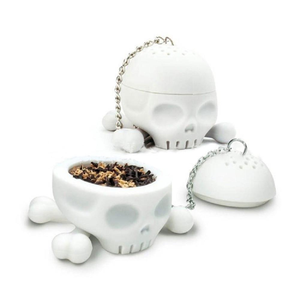 Heavy metal satantic skull loose leaf tea infuser