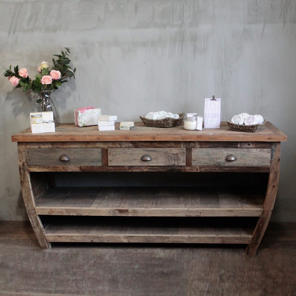 Decaf Royale Recycled Teak Wood Sideboard - Image 2