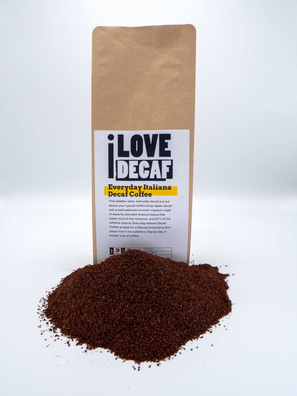 Italiana ground decaf coffee scaled