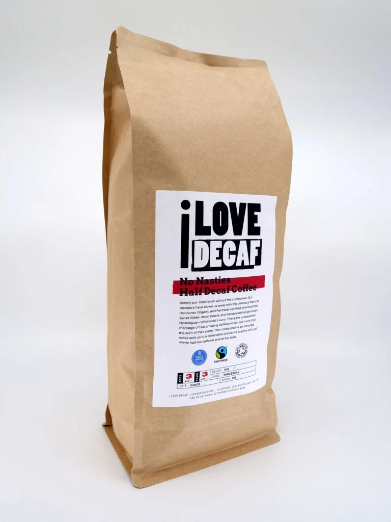Decaf Ground Coffee 14 no nasties half decaf coffee 1