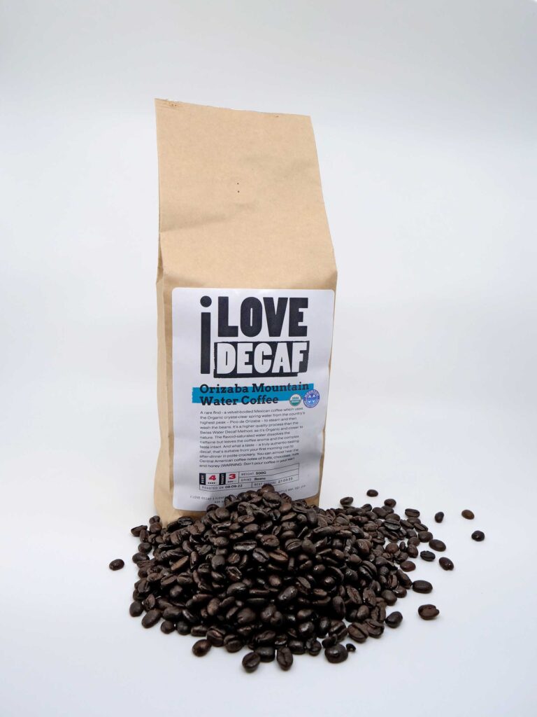 Orizaba mountain water decaf coffee 2