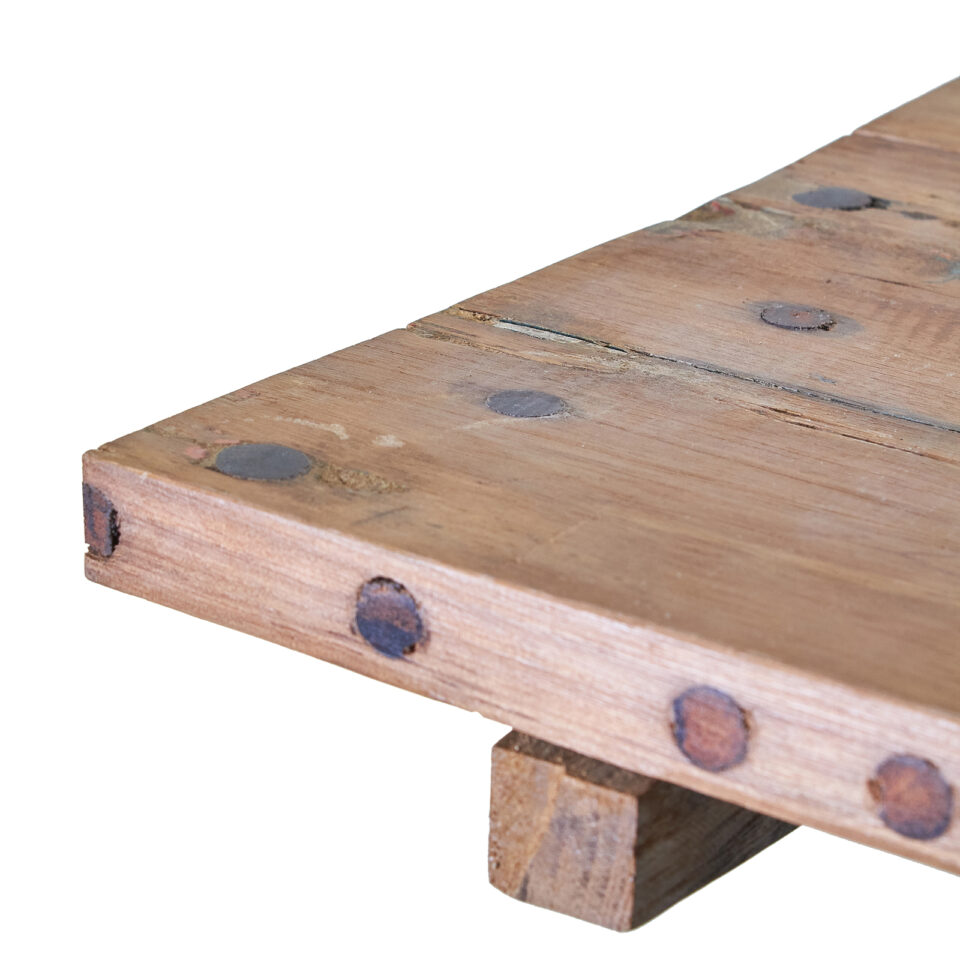 Handy Foldaway Decaf Coffee Table - Recycled Wood - Image 4