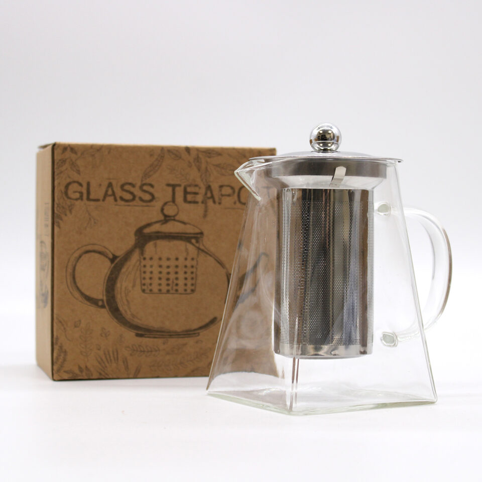 Tall Towers Glass Teapot with Infuser - Image 4