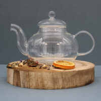Good Old Glass Teapot with Infuser - Image 2