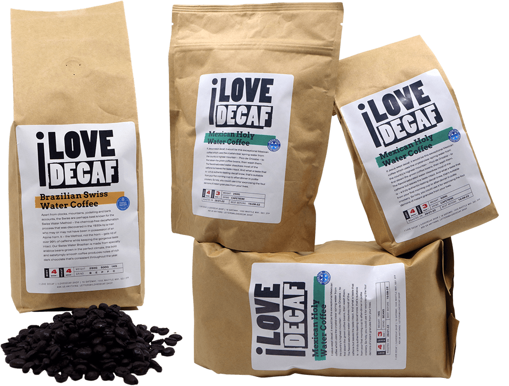 The Best Decaf Coffee in the UK - I Love Decaf 1 swiss water decaf coffee packs 3