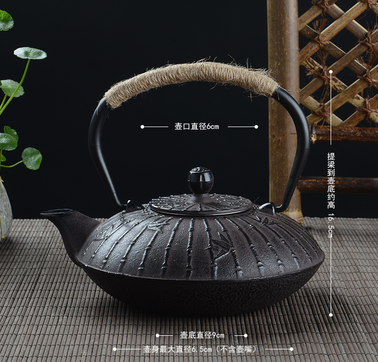 Japanese cast iron teapot hand forged by ancient ninjas*