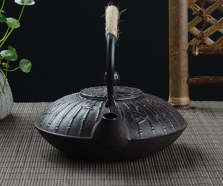 Japanese cast iron teapot hand forged by ancient ninjas*