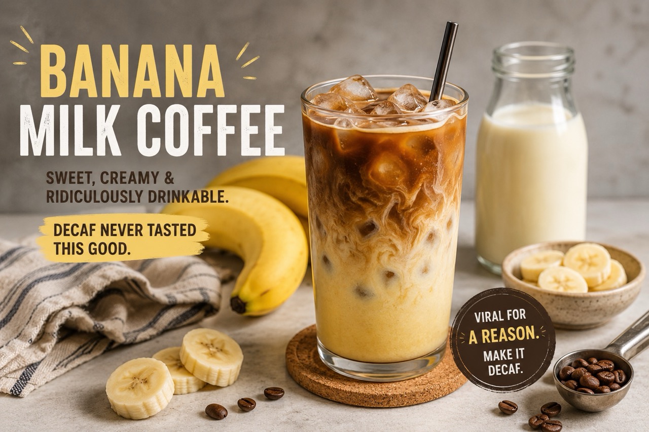 Banana coffee large